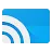 The Google Cast logo, a blue rectangle with three curved lines representing signal waves.