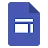 The Google Sites logo, a white grid icon on a purple background representing a webpage.