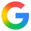 由绿、红、黄、蓝四个色块构成的大写字母“G”。